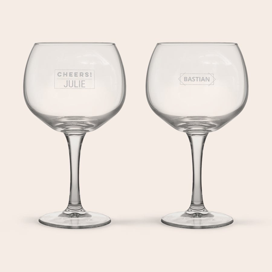 Gin Glas mit Gravur Gin Glas mit Gravur