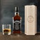 Jack Daniels whisky i personlig träväska