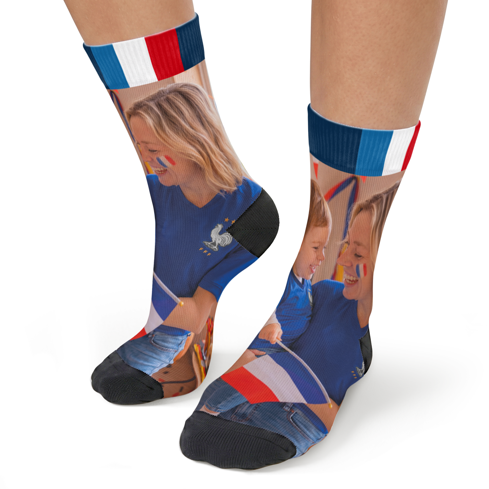 Chaussettes de football entièrement imprimées