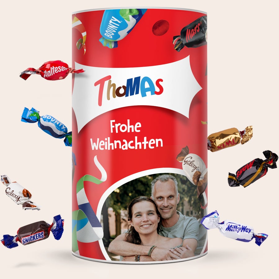 Celebrations personalisieren mit Namen & Foto - 1 kg Zylinder Celebrations personalisieren mit Namen & Foto - 1 kg Zylinder