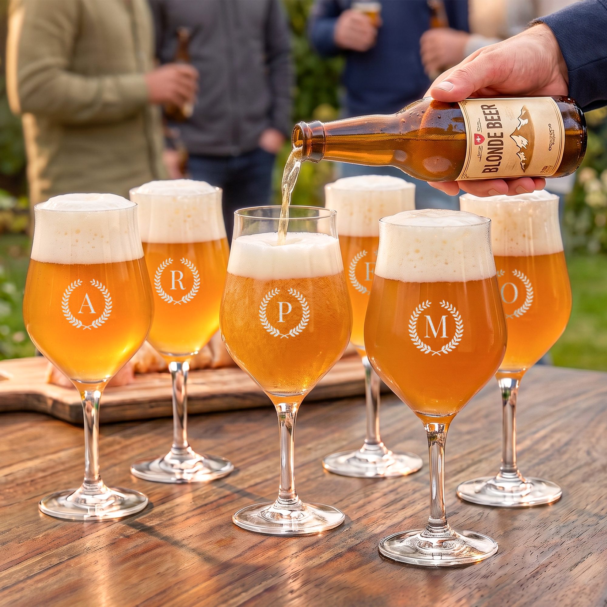 Craft-Beer-Glas mit Gravur