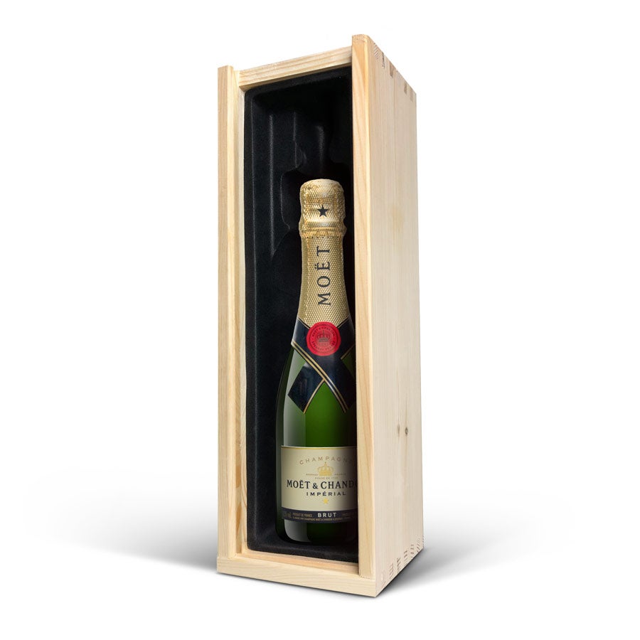 Coffret champagne personnalisé - Moët et Chandon Brut -  375ml