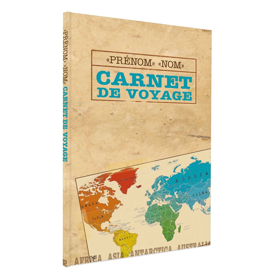 Carnet de voyage personnalisé