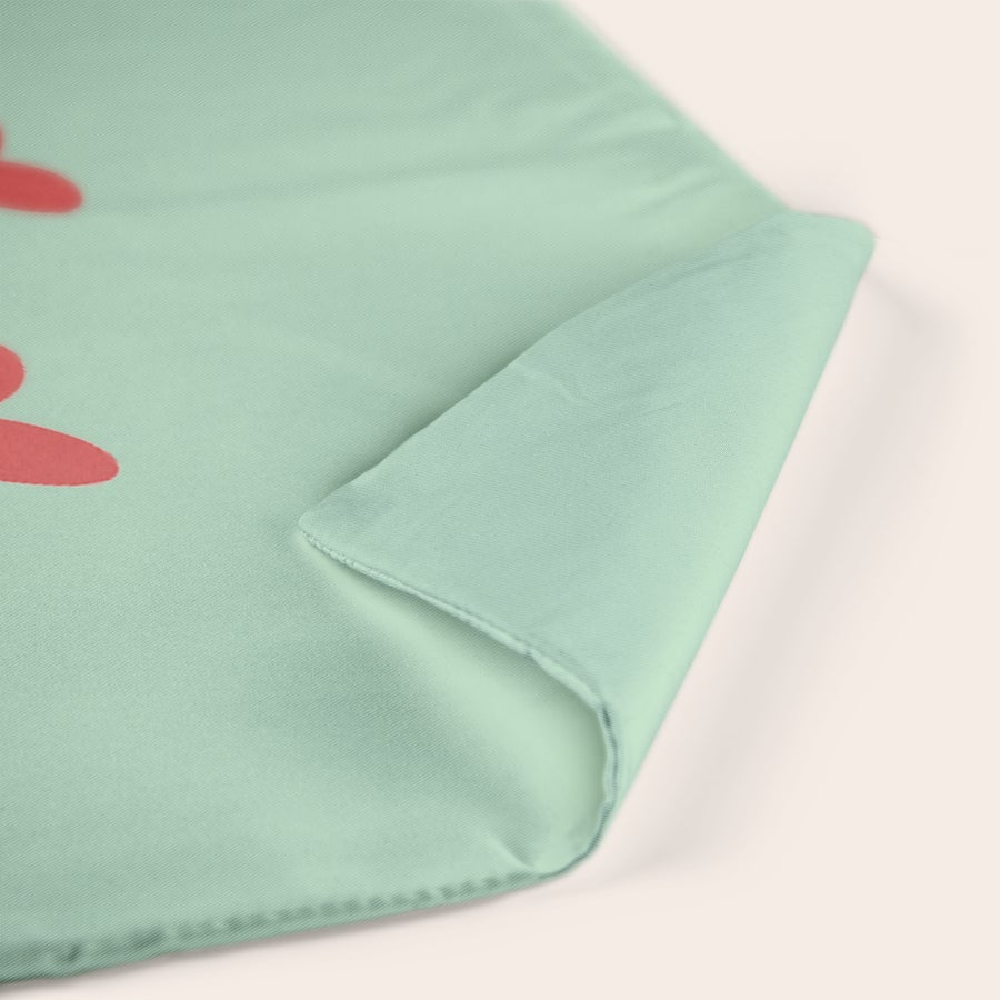 Cojin personalizado con foto Cojín personalizado verde menta con diseño de flores impreso, transforma cualquier espacio con un cojín bellamente personalizado.