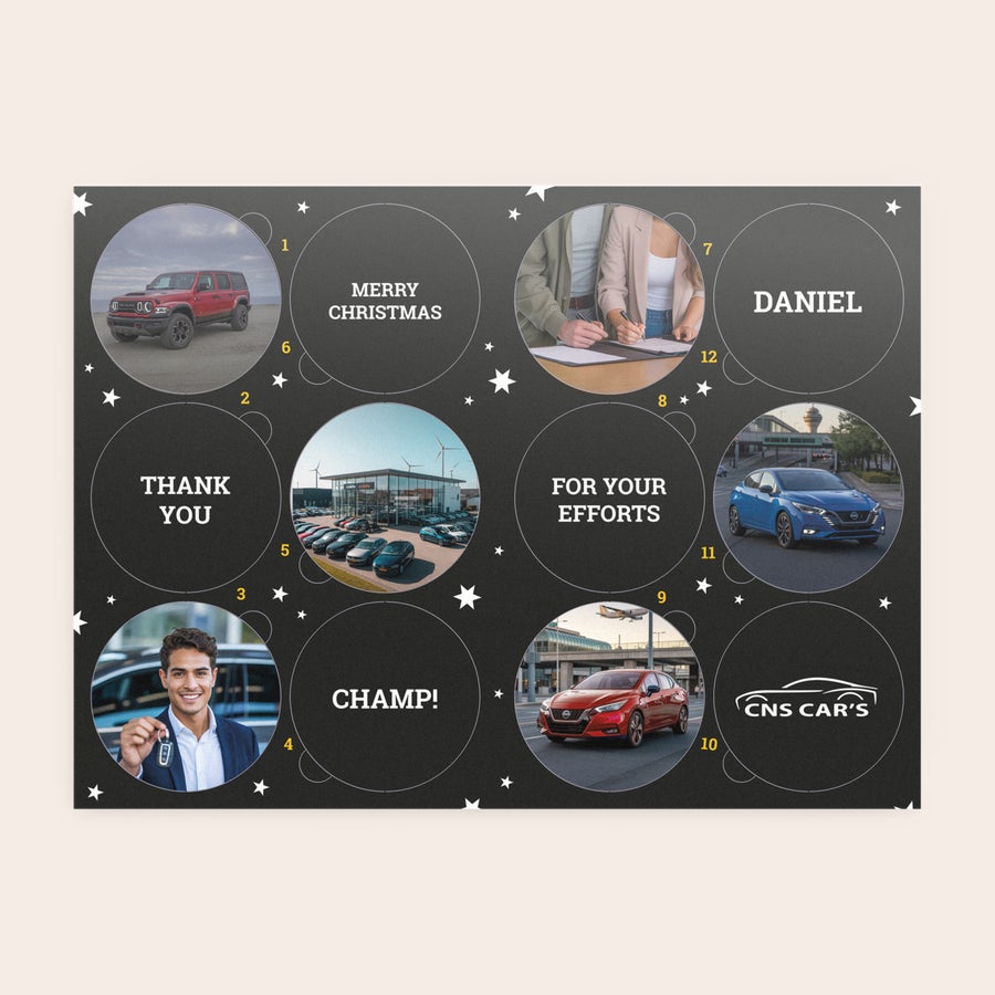 Calendar de advent personalizat cu bere Calendar de advent personalizat cu bere