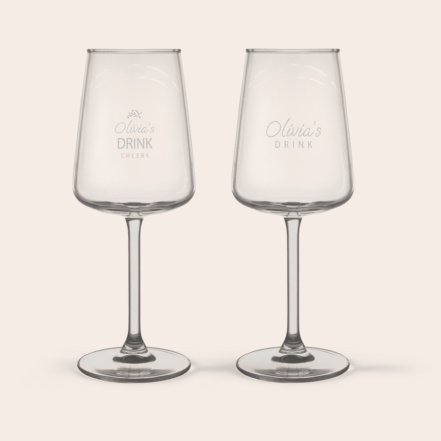 Verre à vin blanc personnalisé Verre à vin blanc personnalisé