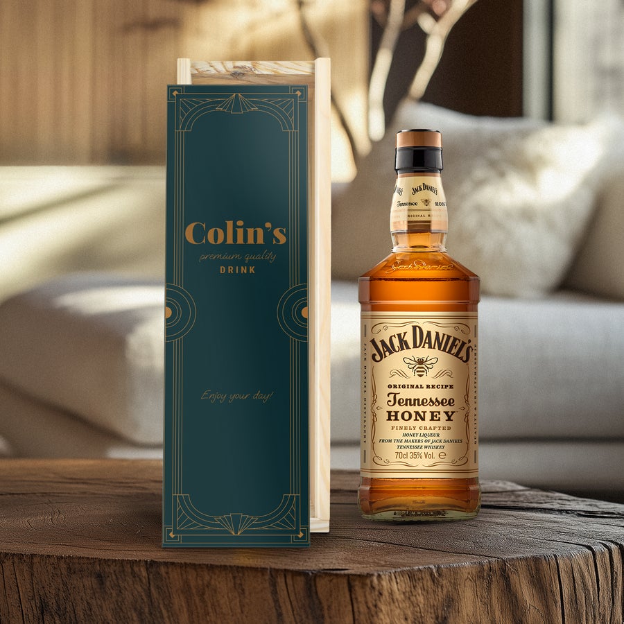 Jack Daniels Honey v personalizované krabici Jack Daniels Honey v personalizované krabici