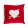 Romantyczna poduszka - czerwona