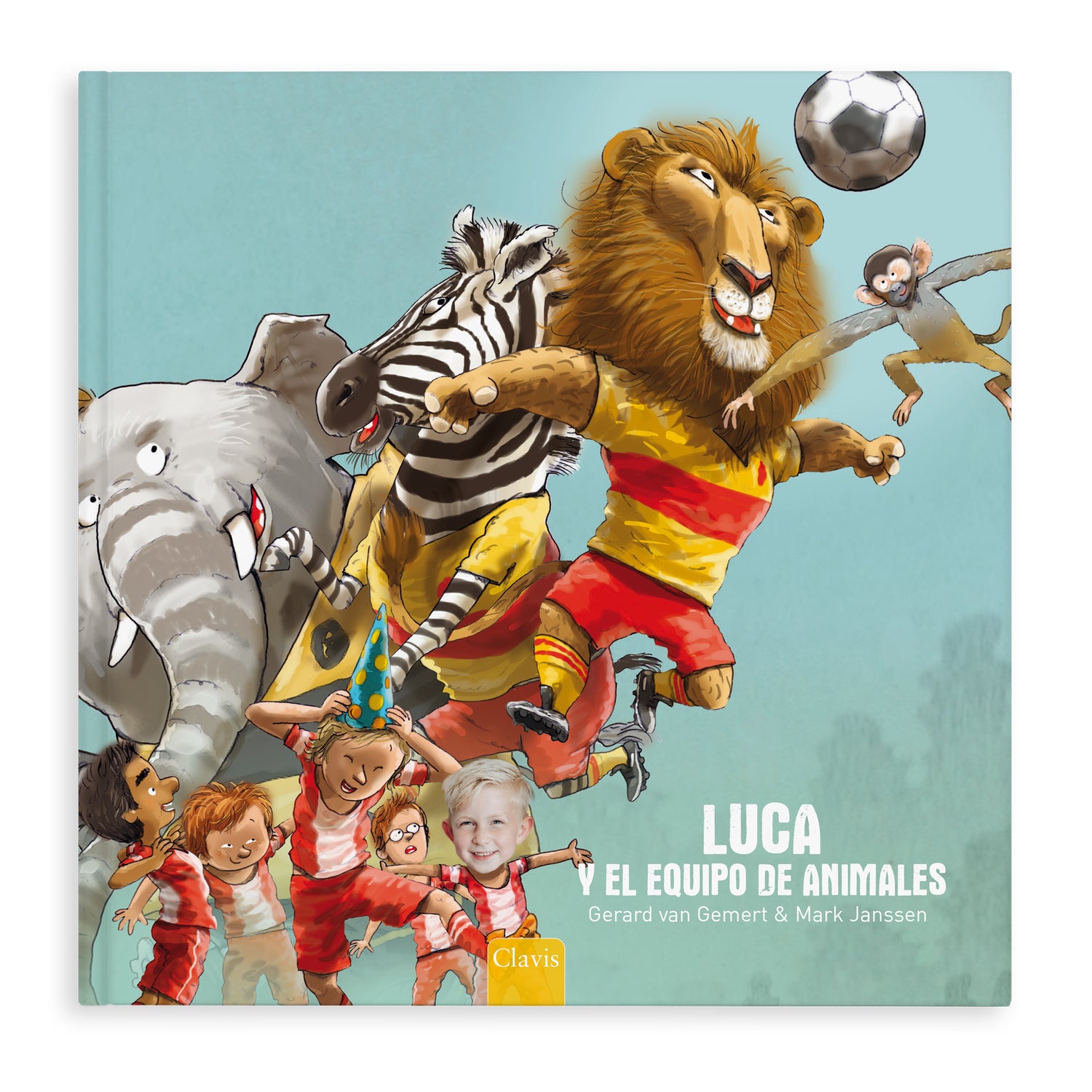 YourSurprise Libro infantil personalizado - Tu equipo de animales - Tapa dura