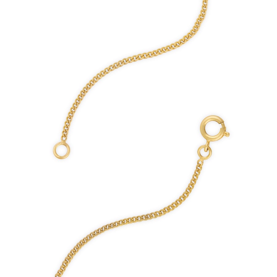 Halsband med graverat hjärta Guldpläterad kedja med justerbar längd och karbinhake för att bära ett vackert graverat hängsmycke med ett namn som gåva