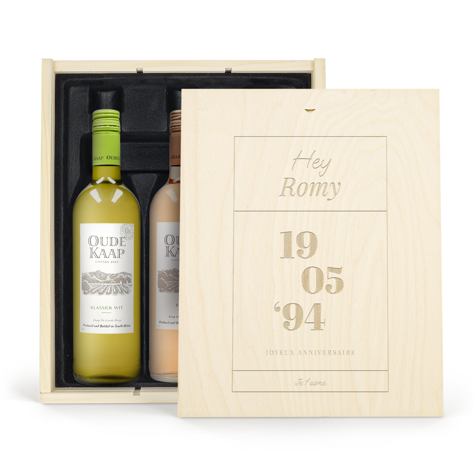 Coffret vin personnalisé - Oude kaap