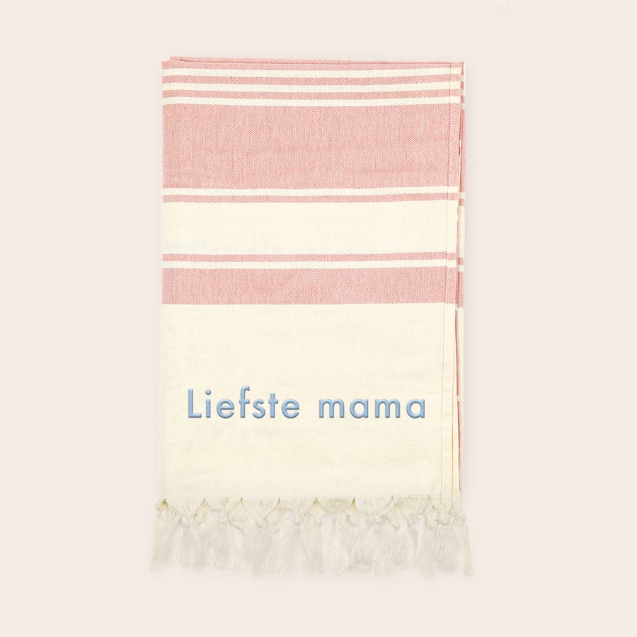 Hamamdoek met naam Hamamdoek met naam
