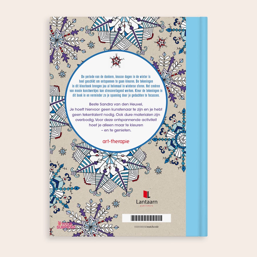 Kleurboek voor volwassenen "Het grote winter" Kleurboek voor volwassenen