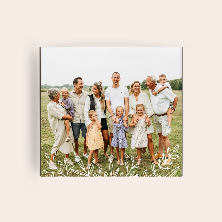 Milka Kleines Dankeschön Milka-Geschenkbox, bedruckt mit einem Familienfoto, als personalisierte Milka-Geschenkbox