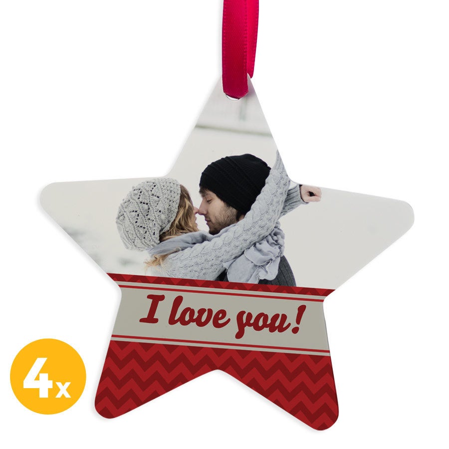 Christmas hanger aluminium - Star (4)