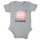 Body de bebé con foto - Gris - 0 meses - Diseño para madrinas