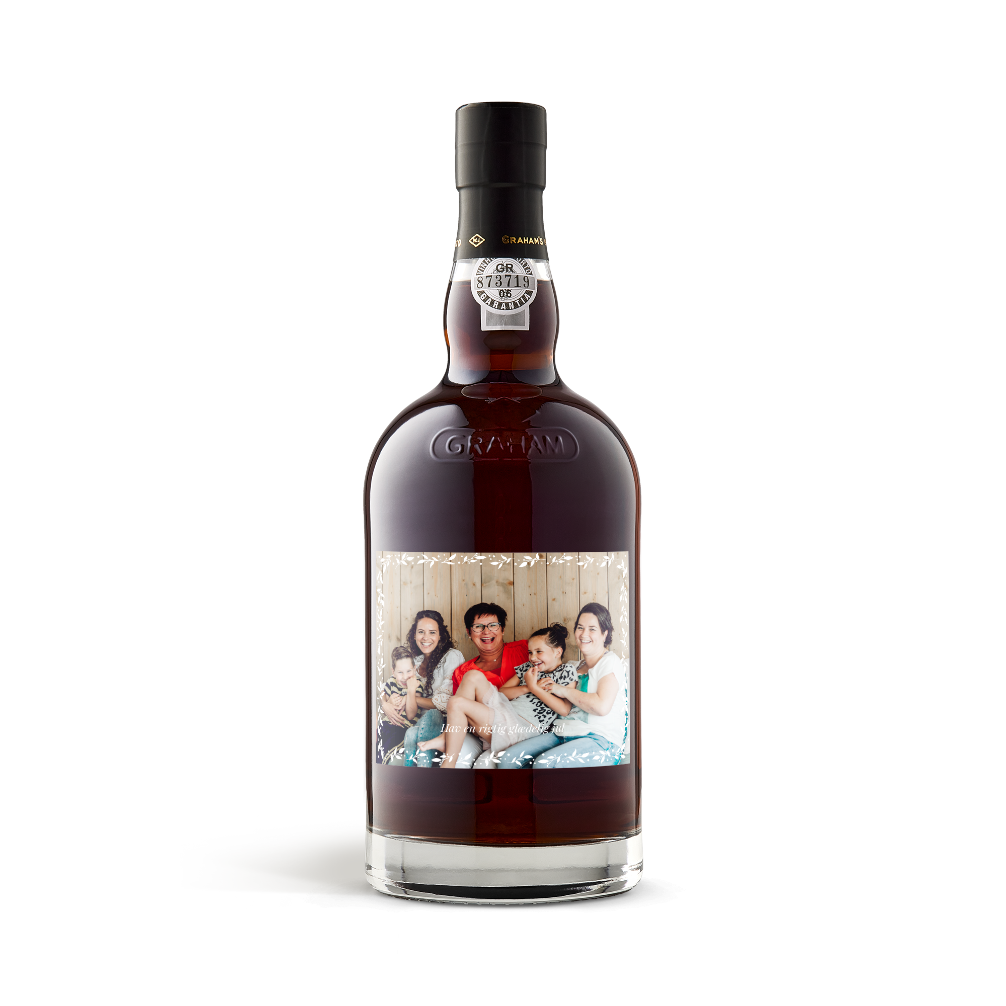 Flaske Grahams The Tawny Reserve med fotolabel. Giv en lækker flaske grahams den tawny reserve med foto label som en gave.
