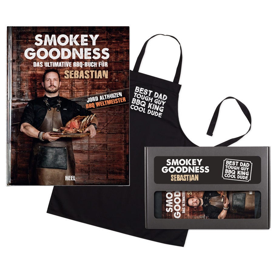 Smokey Goodness Grillbuch BBQ Geschenkset für Papa  - Onlineshop YourSurprise