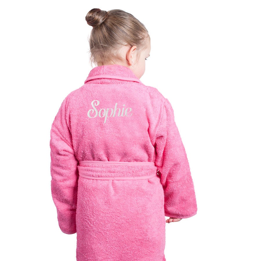 Peignoir Enfant Personnalisé YourSurprise - Blanc En Éponge Avec Nom Brodé