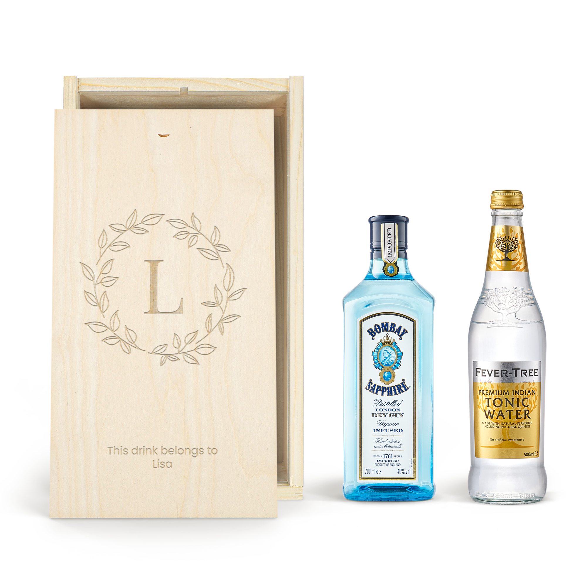 Conjunto de gin y tonic - Bombay Saphire