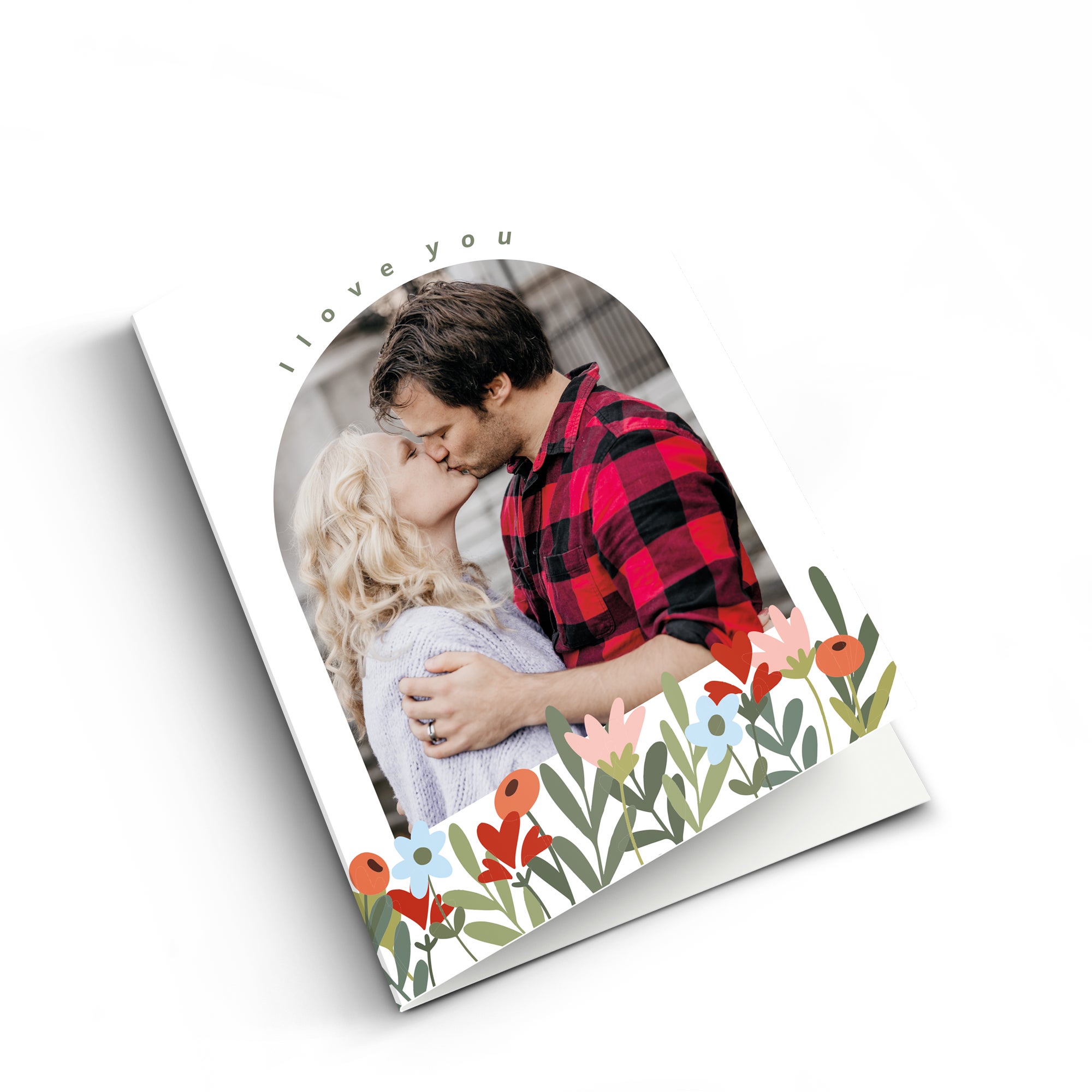 Personalised greeting card - Love - M - Portrait