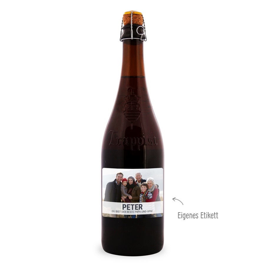 Bier personalisieren - Trappistenbier La Trappe Isid'or