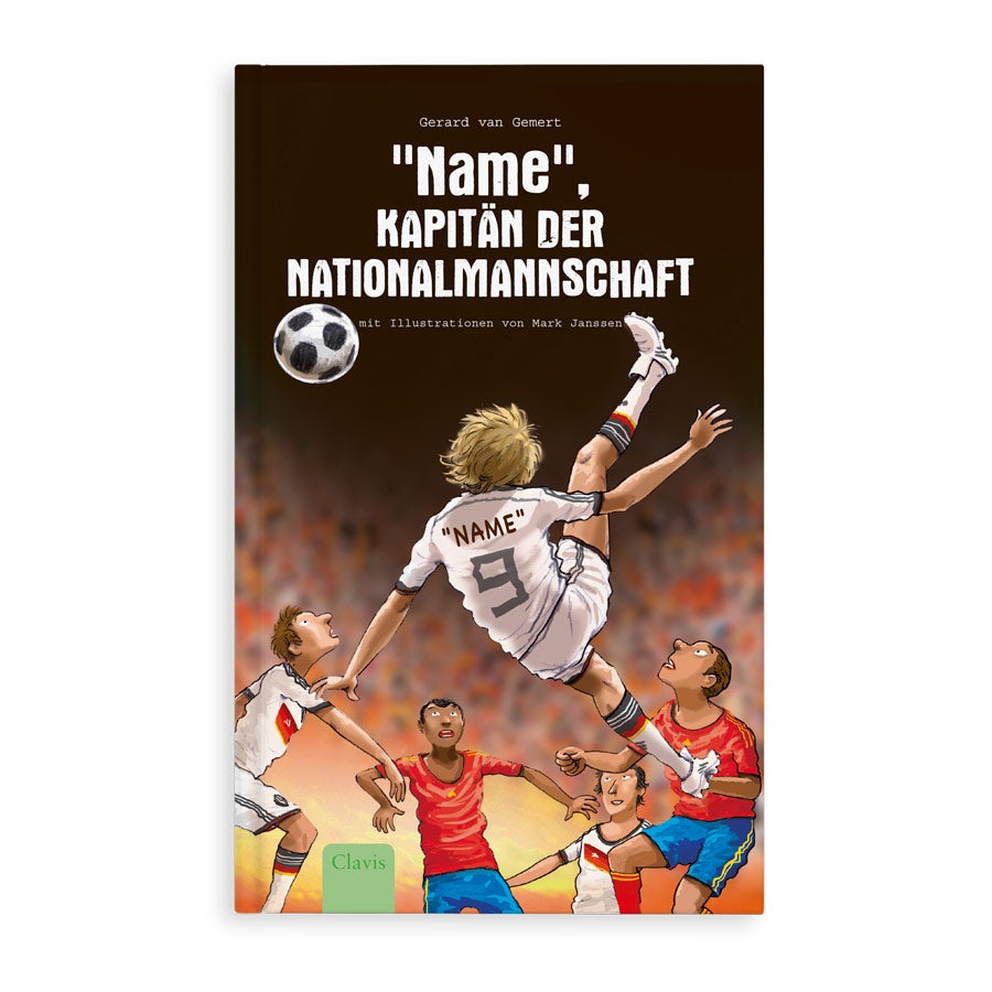 Personalisiertes Buch - Kapitän der Nationalmannschaft - WM Version- Hardcover
