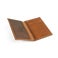 Personalised business card holder - Leather - Brown - Engraved