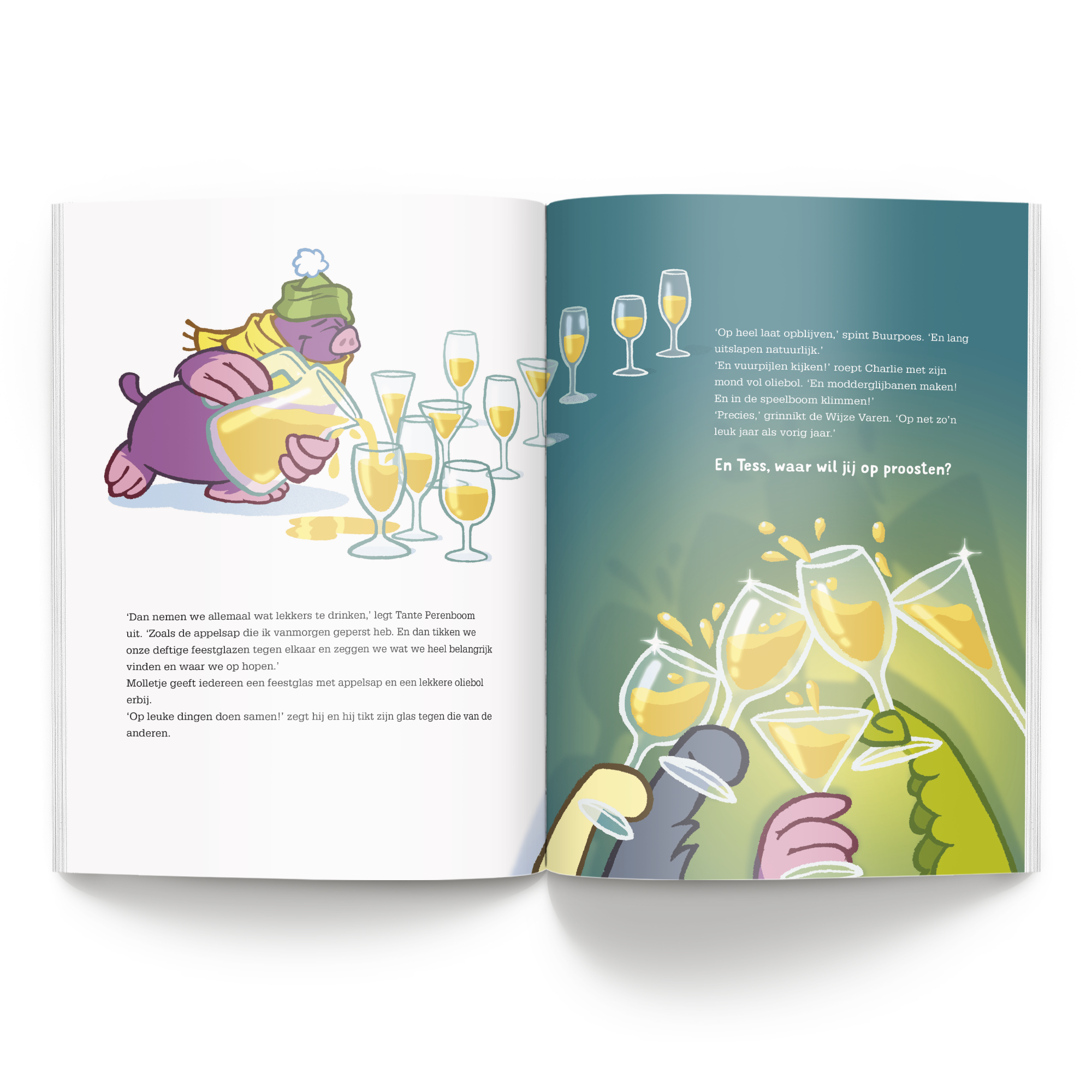 Winterboek - Woezel en Pip boek