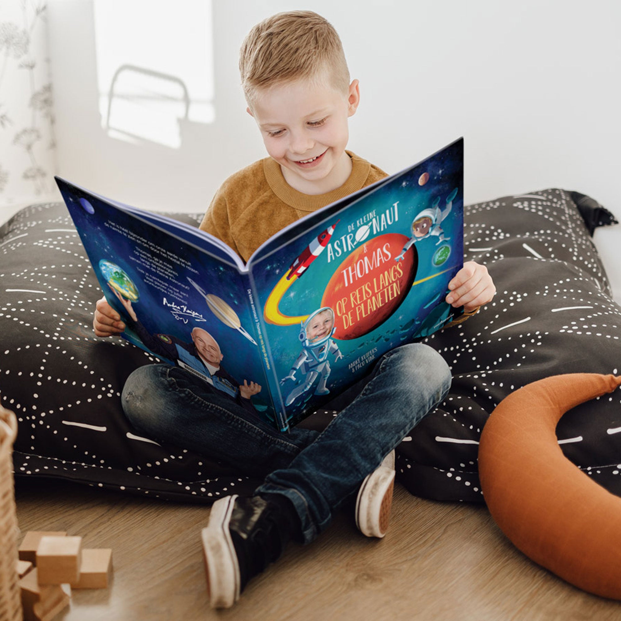 Boek met naam en foto - De kleine astronaut en naam - Hardcover XXL