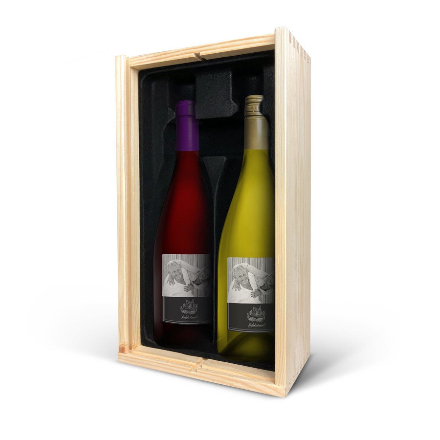 Coffret vin - Salentein Pinot Noir & Chardonnay