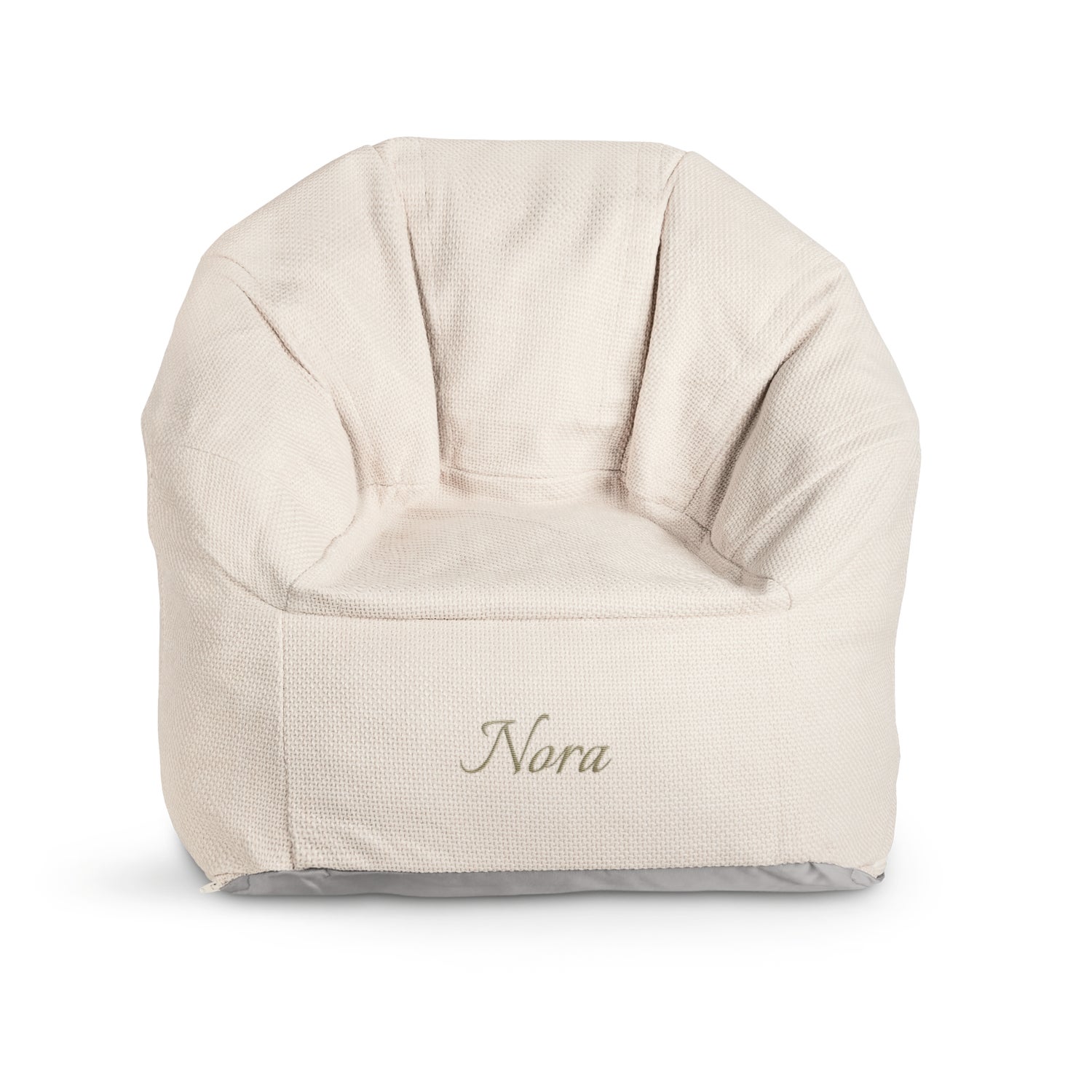 Personalisierter Kinderstuhl - Beige - Bestickt