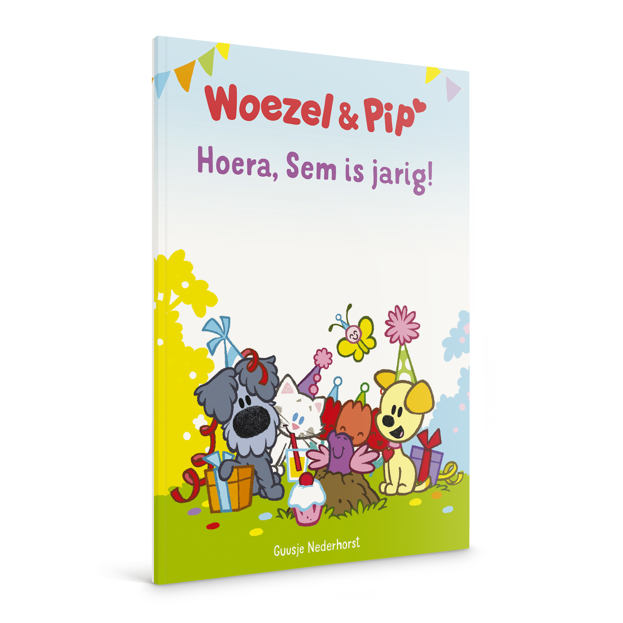 Boek "Woezel en Pip is jarig!" personaliseren