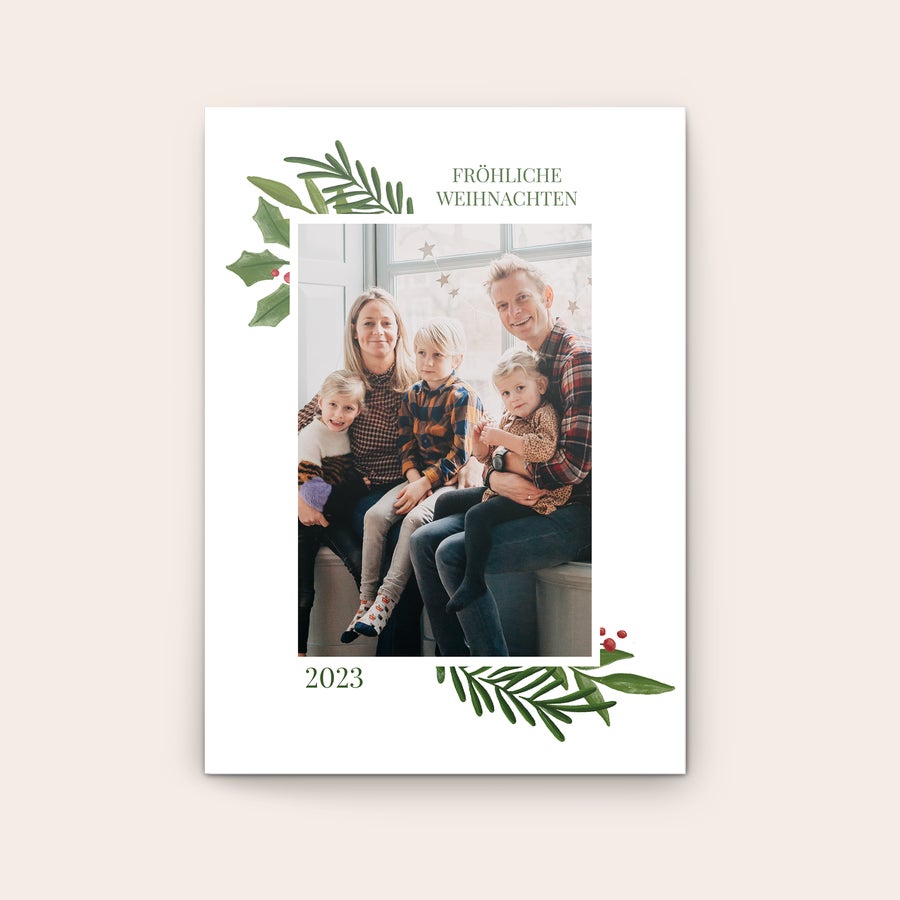 Weihnachtskarten personalisiert Weihnachtskarten personalisiert