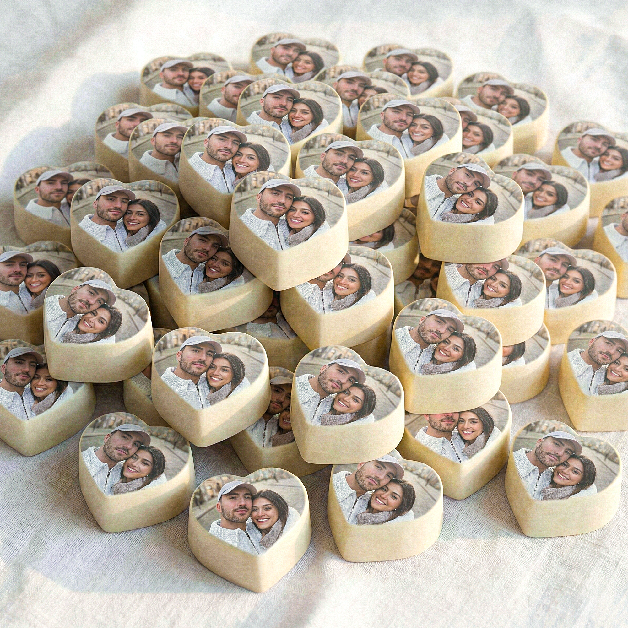 Pralinen mit Foto - Herz