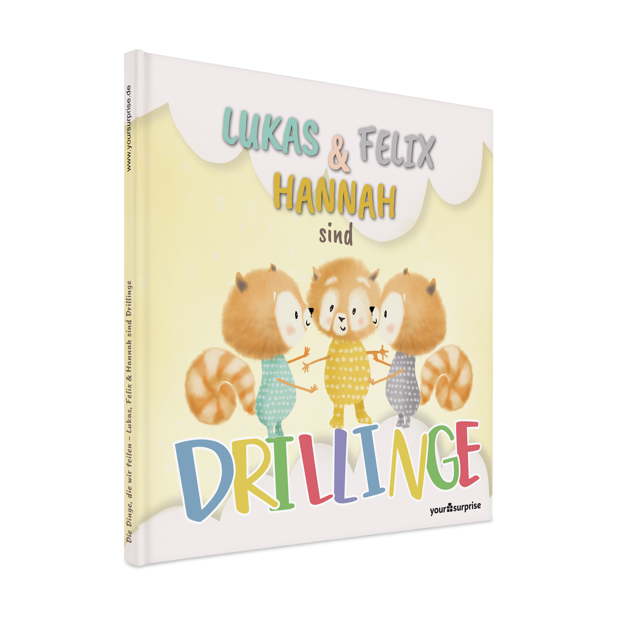 Zwillinge oder Drillinge - Babybuch mit Namen