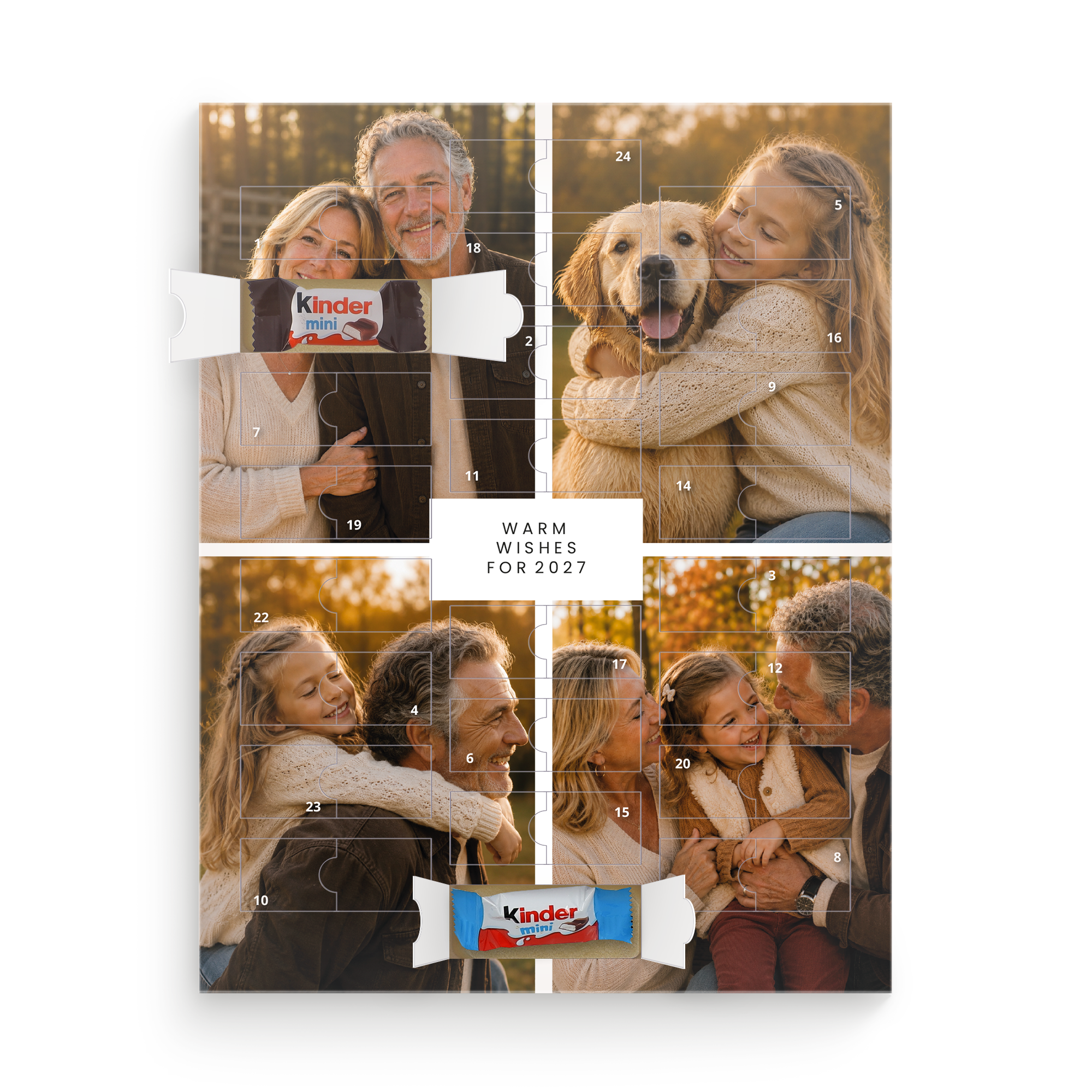 Calendário do Advento kinder Chocolate Personalizado - Design à tua escolha