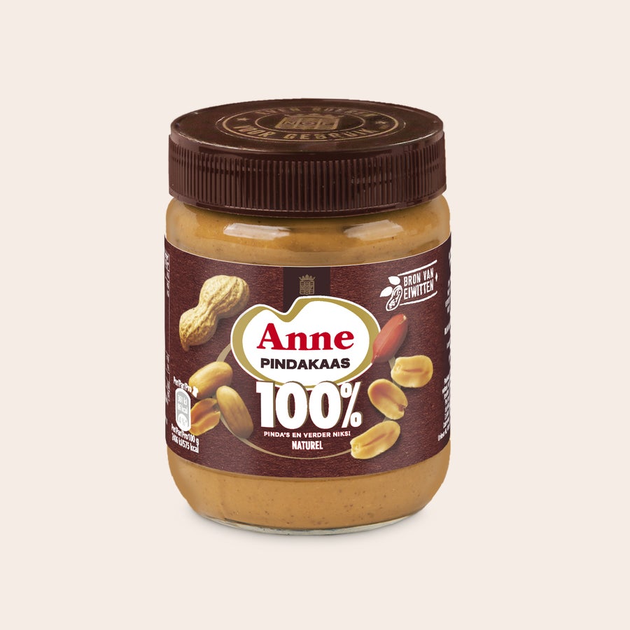 Calvé 100% pindakaas cadeau met naam (350 gram) Calvé 100% pindakaas cadeau met naam (350 gram)