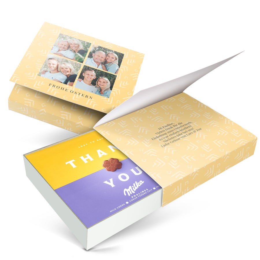 Milka Pralinen personalisieren - Ostern Milka Pralinen personalisieren - Ostern