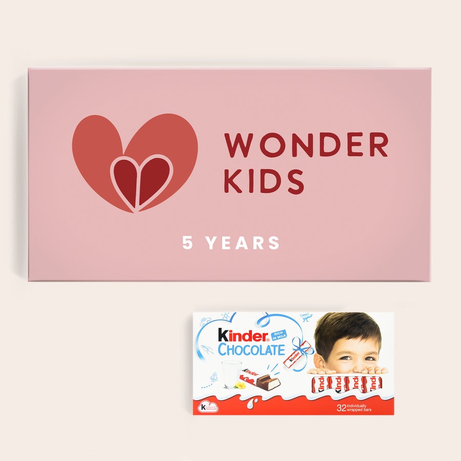 Cioccolato kinder personalizzato Cioccolato kinder personalizzato