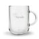 Teeglas mit Gravur - rund