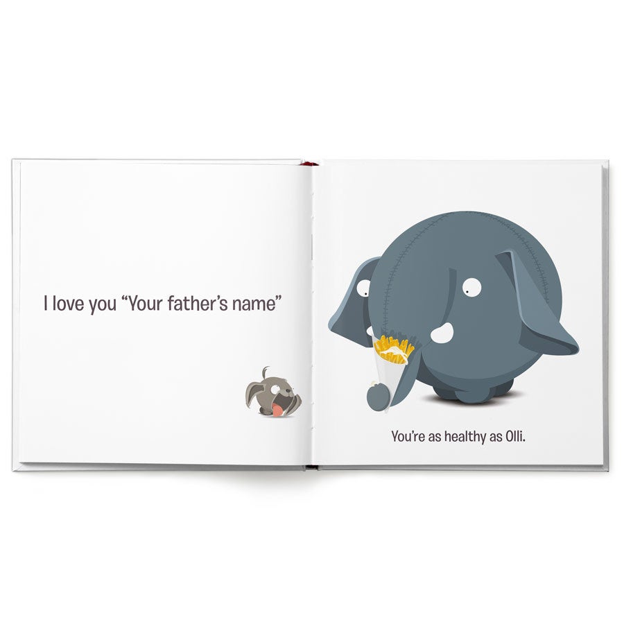 Personalised book - World's Best Dad - XL - Hardcover