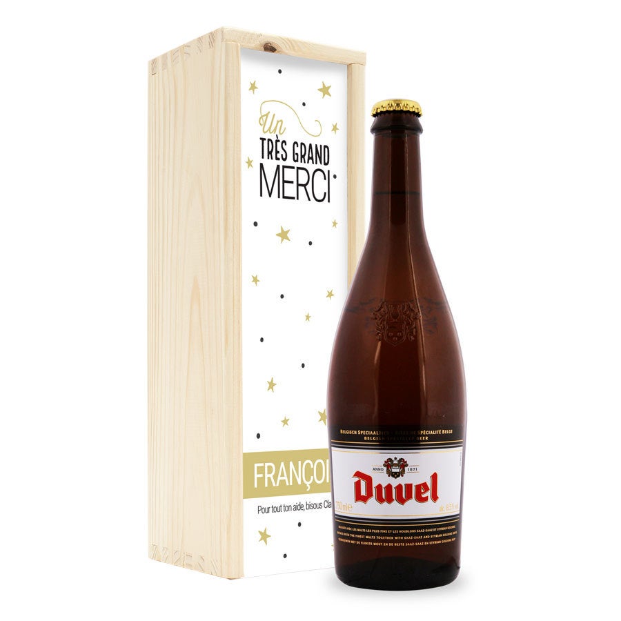 Bière personnalisée - Duvel Moortgat