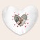 Personalised cushion - Heart Personalised cushion - Heart