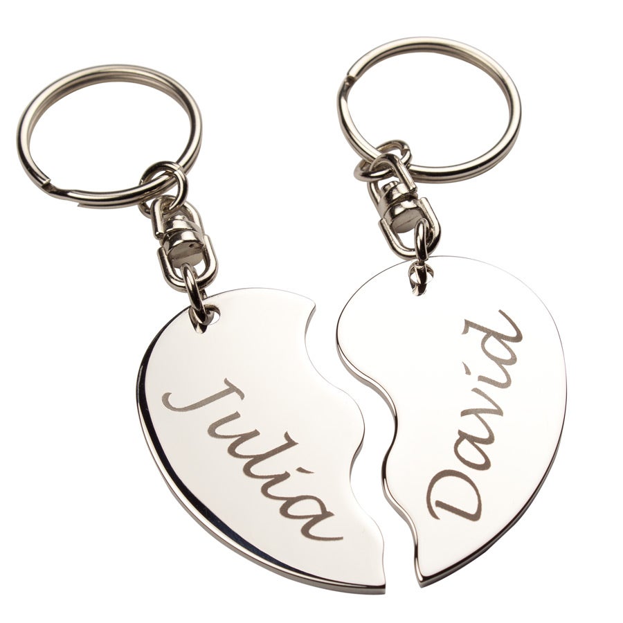 Portachiavi - Mezzo cuore