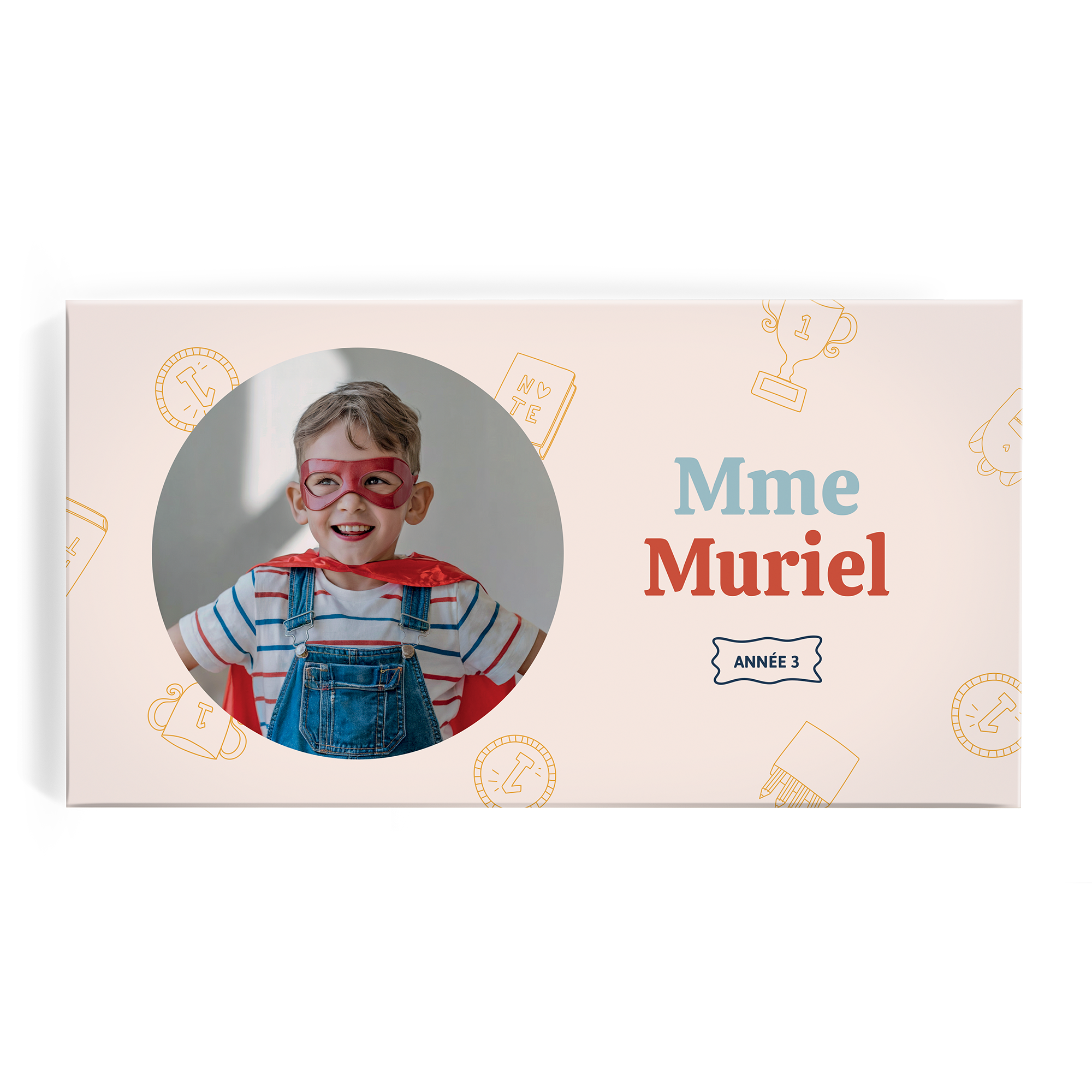 Chocolat kinder personnalisé