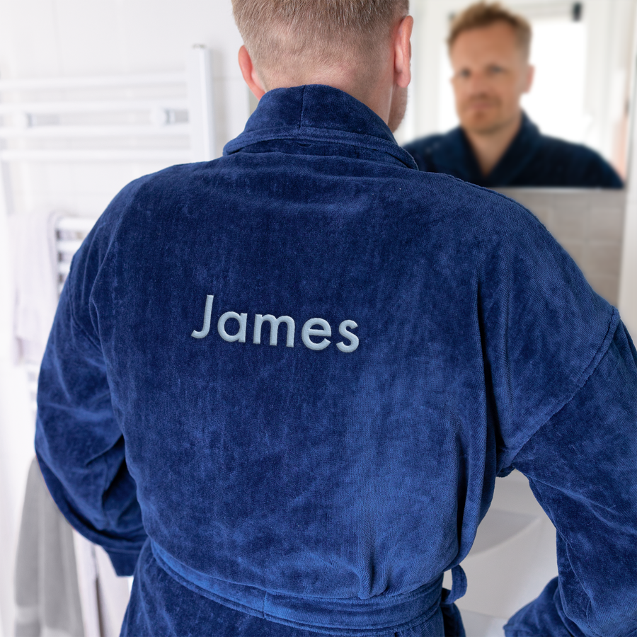 Men's bathrobe with name YourSurprise