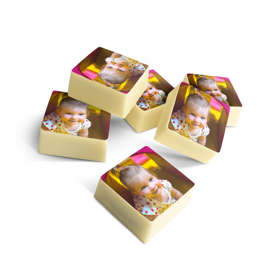 Chocolade bonbons met foto