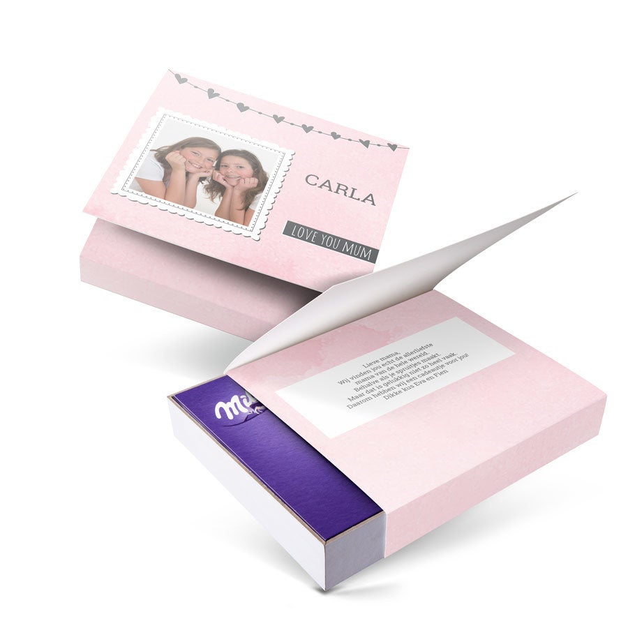 Milka chocolade Moederdag - giftbox met naam | YourSurprise