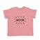 Baby shirt bedrukken - Korte mouw - Babyroze - 62/68